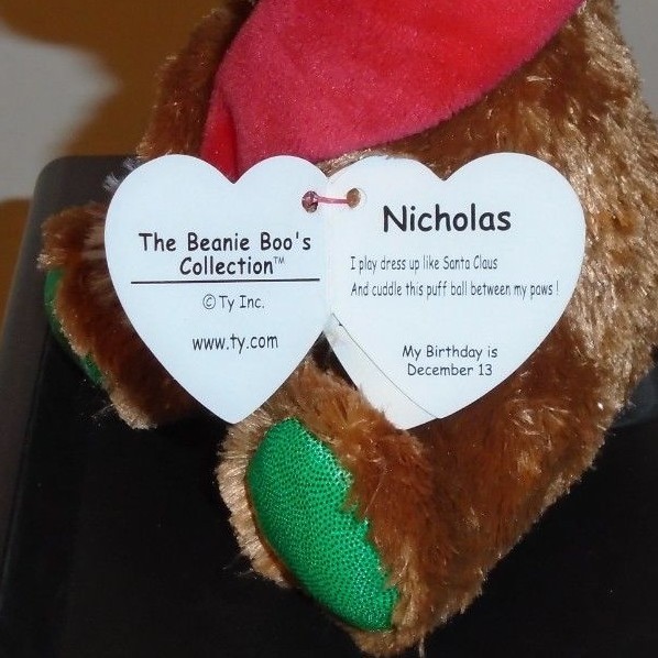 nicholas beanie baby